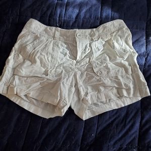 Old Navy White Low Rise Shorts.